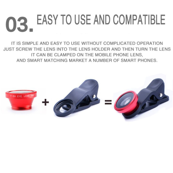 3in1%20Fisheye%20Wide%20Angle%20Micro%20Camera%20Lens%20for%20iPhone%20Xiaomi%20Redmi%203IN1%20Zoom%20Fish%20Eye%20Len%20on%20Smartphone%20Lenses%20with%20Phone%20Clip%20-%20Image%203