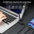 Usb 3.0 Extender Car Splitter Multi Port Usb 2.0 Laptop Office Multi Function Reading Usb Disk Charging Adapter One To Three. 