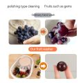 Household Vegetable Fruits Cleaner Sets Manual Water Salad Spinner Fruit Drain Basket Dryer Hand Crank Kitchen Household Gadget. 
