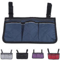 Camping Chair Armrest Storage Bag Wheelchair Beach Chair Side Bag With Reflective Strip For Fishing Camping Organizer Pouch. 