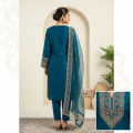 Kusiana Febrics Georgette Embroidery Work Salwar Kameez For Stylish Design For Women.