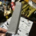 Bass/Zepter 6 Pieces Kitchen Knife Set- Stainless Steel With Leather Covering Handle- Unique Design. 