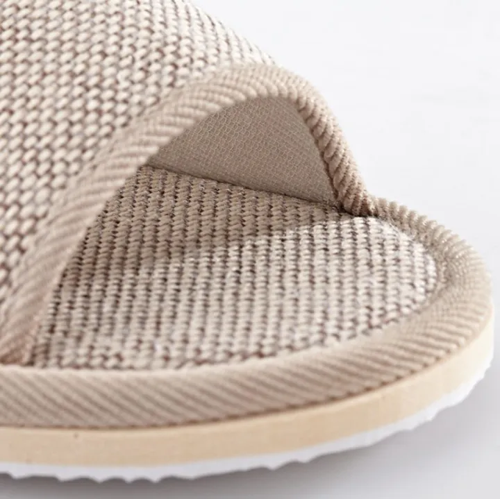 Linen%20Slippers%20Women%20And%20Men%20Household%20Indoor%20Floor%20Slippers%20Daily%20Home%20Simple%20Plain%20Mute%20Anti-Slip%20Comfortable%20Slippers%20-%20Image%205
