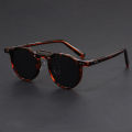 Retro Metal Frame Oval Sunglasses for Women Men Trendy Punk Round Sun Glasses Luxury Brand Designer Driving Shades. 