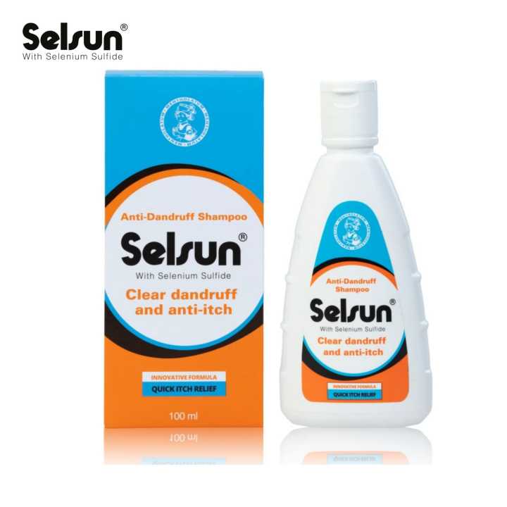 Rohto Mentholatum Selsun Anti-Dandruff Shampoo For Dandruff Control And Itchy Scalp 100ml