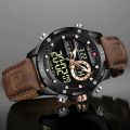 NAVIFORCE Digital Men Military Watch Waterproof Wristwatch LED Quartz Clock Sport Watch NF9208. 