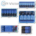 1 2 4 6 8 Channel DC 5V 12V Relay Module with Optocoupler Low Level Trigger 1 Way Expansion Board For Arduino Raspberry Pi. 