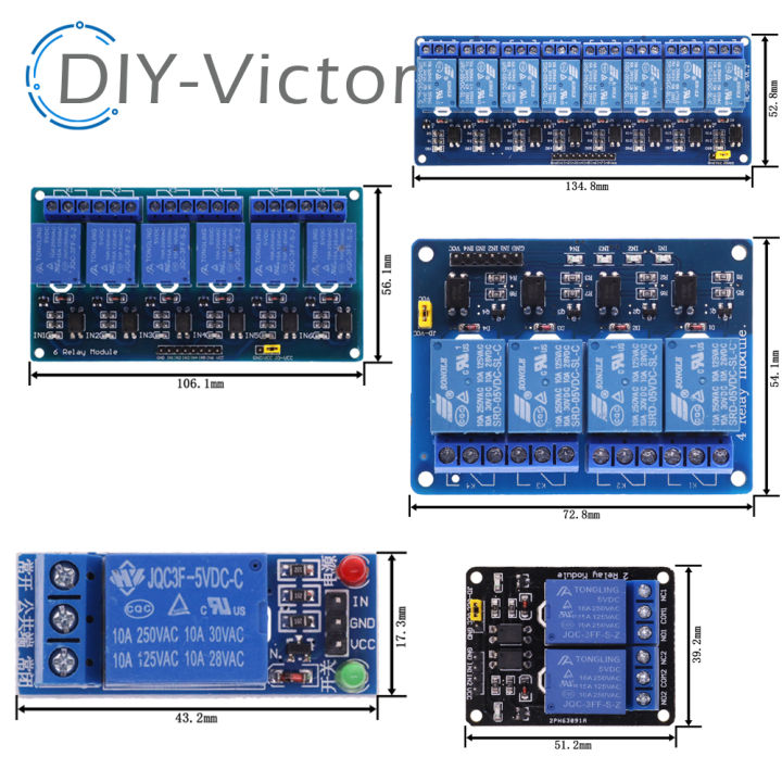 1%202%204%206%208%20Channel%20DC%205V%2012V%20Relay%20Module%20with%20Optocoupler%20Low%20Level%20Trigger%201%20Way%20Expansion%20Board%20For%20Arduino%20Raspberry%20Pi%20-%20Image%206
