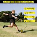 Football Training Belt Soccer Ball Kicking Belt for Adult Kids Solo Soccer Kick Trainer Mat Juggling Football Training Equipment.