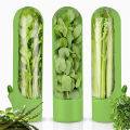 1/2/3PCS Green Fresh Herb Keeper Vanilla Vegetables Fresh Preservation Bottle Herb Saver Storage Container Kitchen Gadgets ﻿. 
