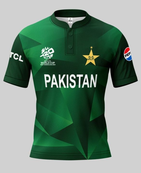 Pakistan 613 Pakistan Cricket Team Official Jersey for Men T20WC24 | t2024 jersey ...
