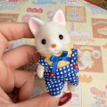 Sylvanian Families Anime Kids Toys for Boy Cute Figures Ternuries Calico Critters Gifts for Girls Ternurines Medium-sized Doll 1. 