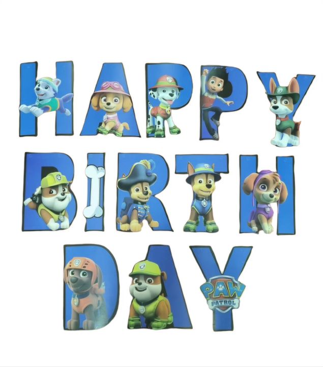 happy%20birthday%20cartoon%20theme%20%20ard%20board%20banner%20party%20decorations%20-%20Image%202