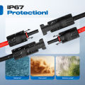 2 to 4/6/8 Y Branch P Solar Connectors for Solar Panels,Tool-Free Connectors 10awg, Solar Panel Splitter,for boat and RV.. 