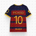 Blue Lock FC Barcha Football Jersey Meguru Bachira Cosplay T-shirt Daily Fashion Women's Men's Oversized Streetwear. 