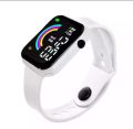 Y1 Waterproof BIG Display Led, Smart Watch Square Led Watch For GIRLS WHITE COLOUR. 