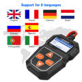 KONNWEI KW208 12V Car Battery Tester 100 to 2000CCA Cranking Charging Circut Tester Battery Analyzer 12 Volts Battery Tools. 