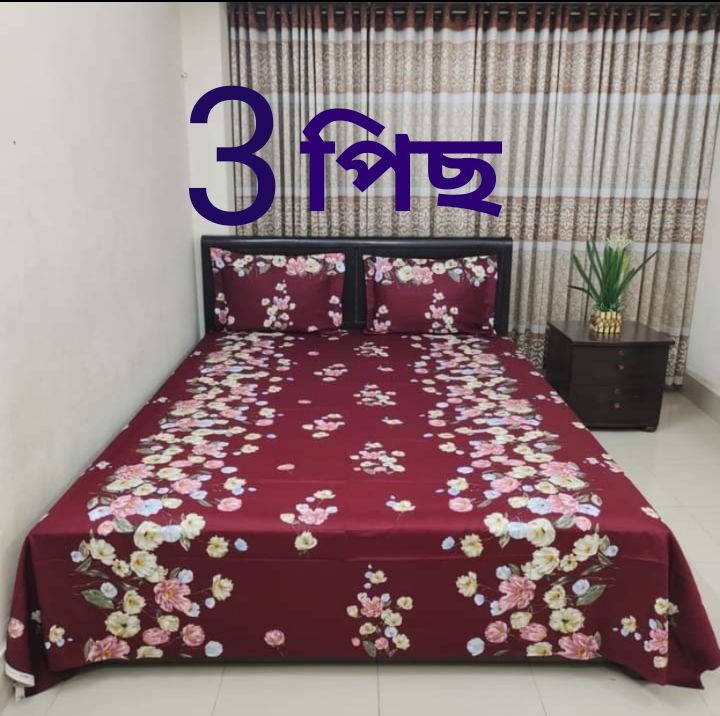 luxury%20panel%20cotton%20double%20size%20twill%20panel%20bed%20sheet%20size%20(7%C3%978)%20feet%20King%20size%20with%20two%20pillow%20cover%20-%20Image%202