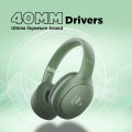 (New Launch) Ultima Bass 430 Headphones with 60 Hrs Playback Time, Ultima Supreme Sound, Game Mode (40ms), 40mm Drivers, Bluetooth Headphone, Voice Control, Environmental Noise Cancellation Wireless Over The Ear Headsets, Clear 4 Mic for Calls, BT 5.4. 