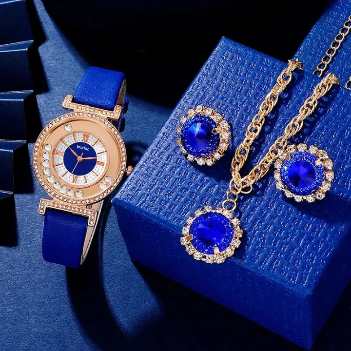 Women's%20Fashion%20Quartz%20Watch%20Blue%20Leather%20Band%20Analog%20WristWatch%20Luxury%20Ladies%20Classic%20Simple%20Dress%20Watches%20Jewelry%20Set%20Clock%20-%20Image%202