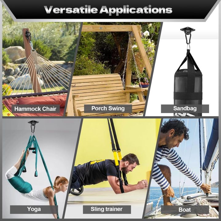 Black%20Pad%20Eye%20Plates%20Stainless%20Steel%20Hardware%20Staple%20Hook%20Loop%20for%20Hanging%20Basket%20Planters%20Roof%20Beam%20Ceiling%20Fan%20Shade%20Sail%20-%20Image%206