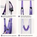 Yoga Stretch Strap Aerial Pilates Fitness Training Band Women Hammock Stretch Trainer with Door Anchor Gym Belt for Home Gym Use.