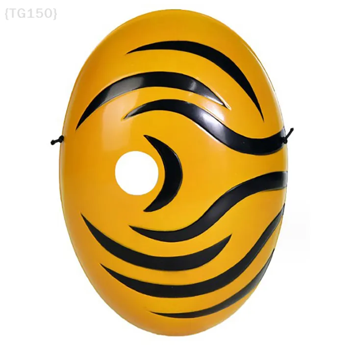 Sidekick Mask 【Ja】Akatsuki Tobi (Obito) Style Latex Mask, Anime Cosplay Mask for ...