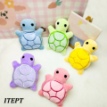 Dog Toy Mini Turtle Plush Chew Toy for Puppies Teething Relief Interactive Bite Resistant Dog Toy Dental Health Safe Fun Play.