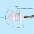 AC110-240V Automatic Sensor Light Switch LED PIR Infrared Motion Sensor Detection Mini LED Sensitive Night Light Indoor Outdoor.