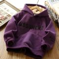 2024 Winter Kids Hoodies Boys Girls Fashion Letter Sweatshirts Teen Thicken Plus Velvet Warm Coats Children Autumn Clothing. 