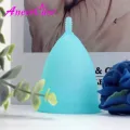 Silicone Menstrual Cup Medium Size Medical Grade Feminine Period Cup Reusable Menstrual Cup. 