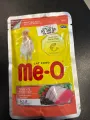Me-o wet food. 