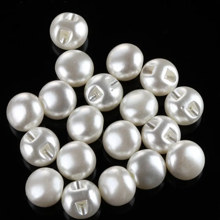 50PCS%2010mm%20Round%20Sewing%20Pearl%20Buttons%20mushroom%20buttons%20for%20Clothing%20Dress%20Accessories%20Scrapbooking%20Garment%20Decorative%20DIY%20Crafts%20-%20Image%202