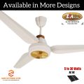 Zk Fan 30 watts Ac+Dc Life Time Motor Warranty | Rf Technology | Digital LCD Remote Control. 