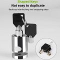 Anti Theft Motorbike Security Wheel Disk Lock Bicycle Disc Brake Lock  Zinc Alloy Steel Disk Lock for Motor Scooter Bike. 