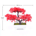 Artificial Plants Bonsai Small Tree Simulation Pot Plants Fake Flowers Table Potted Ornaments Home Decoration Hotel Garden Decor. 