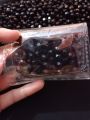100 Pcs 7~8mm Black Crystal Faceted Plastic Beads For bag making, Jewelry Making DIY Bracelet Necklace Earrings Crafting Embroidery etc. 