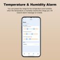 2026 New Tuya WiFi Humidity Temperature Sensor with External Probe Thermometer for Smart Home APP Monitoring for Refrigerator. 