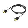 Ultra Thin HDTV Cable OD 3.2mm 4K@60hz Light-weight Portable 1FT Short Thin Flexible Thin HDMI 2.0 Coiled. 