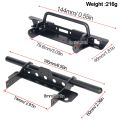 Metal Front and Rear Bumper for 1/10 RC Crawler Car Chassis LCG Vanquish F10 VS4-10 Phoenix Upgrade Parts. 