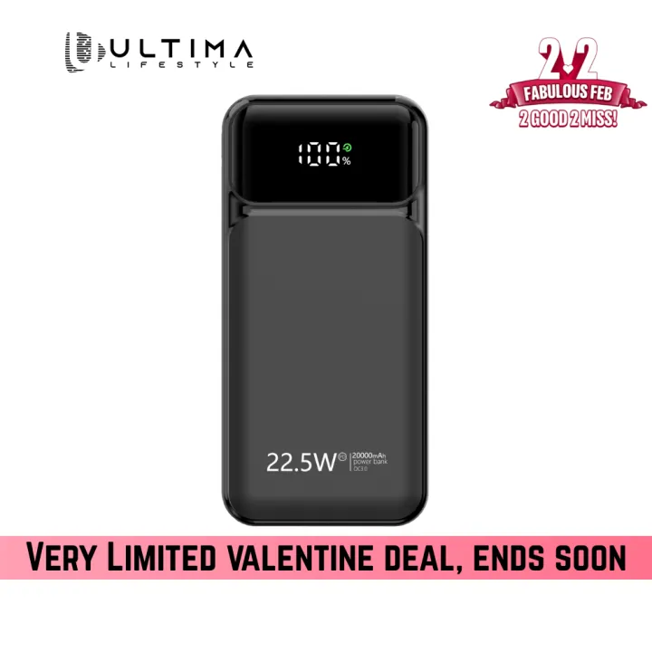 Ultima%20Boost%2020K%20Pro%2020000mAh%20Powerbank%20with%2022.5W%20Fast%20Charging%20%7C%20LED%20Display%20%7C%20Triple%20Ports%20%7C%20%20Supports%20PD,%20QC3.0,%20Universal%20Compatibility%20%7C%202%20Way%20Charging%20%7C%20ChargeSafe%20technology%20Power%20bank%20-%20Image%202