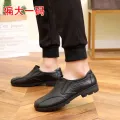 🚚🚚Instant shipping warehouse in Thailand men adult waterproof fashion non-slip waterproof short shoes labor insurance work shoes men's water shoes overshoes. 