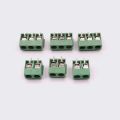 Terminal (10/pack) DT-350-3.5mm 250v-10a green terminal block, 3.5mm pin distance, straight down PCB print pin, available in Thailand. 