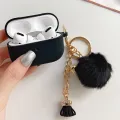 Fashion Solid Color Plush Earphone Case For Apple Airpods Pro 2 3 1 Cover Silicone Headphone Charging Cases For Airpod 3 Funda. 