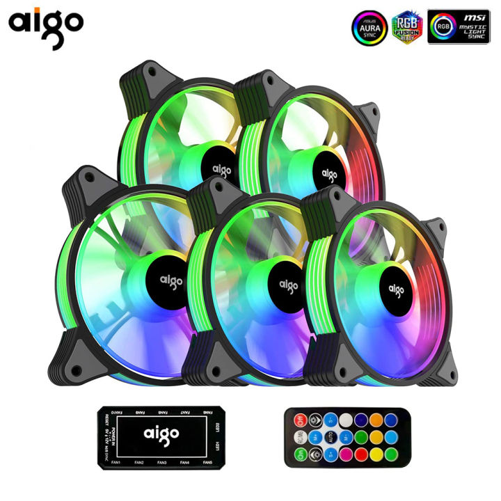 Aigo%20AR12%20120mm%20pc%20computer%20Case%20Fan%20RGB%20Heatsink%20aura%20sync%20sata%20port%2012cm%20Cooler%20argb%20Silent%20controller%20fan%20cooling%20ventilador%20-%20Image%204