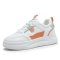 leather breathable casual sports white shoes,. 