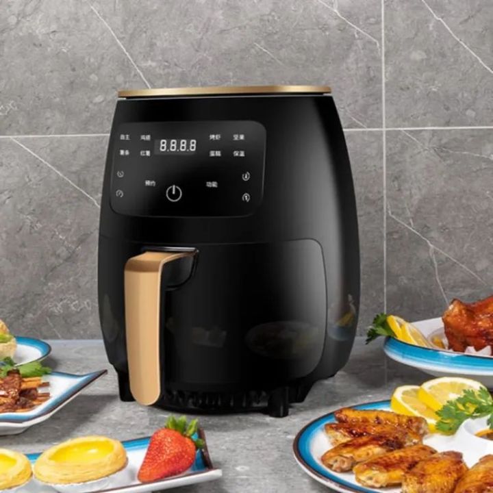 Digital%20LED%20Silver%20Crest%20Touch%20Screen%20Air%20Fryer%20-%202400W%20-%206L%20-%20Black%20-%20Image%203