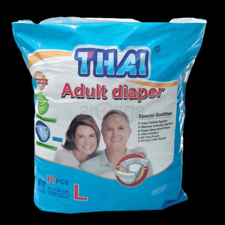 Thai Adult Belt Diaper L size 10 pcs 36 to 54 inches | Daraz.com.bd