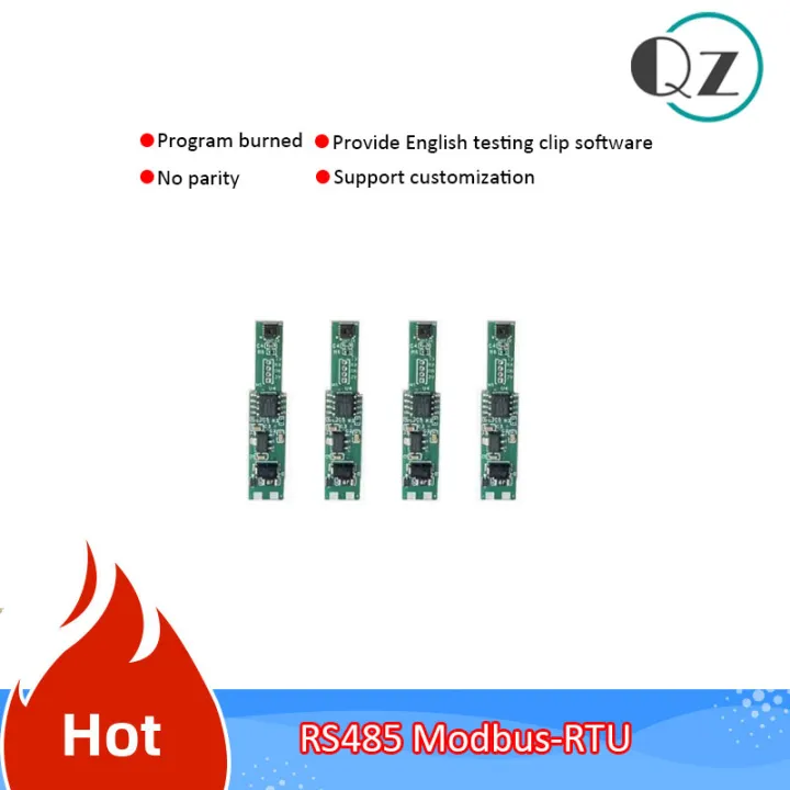 RS485 temperature and humidity sensor module Modbus RTU with program ...