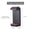 Ulanzi St07 Phone Holder, Spring-Type Mobile Phone Holder with Cold Shoe, 1/4 Thread to Connect to a Tripod, Microphone for Vlog.. 